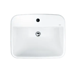 Lavabo chậu rửa mặt Caesar L5019 bán âm dương vành