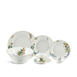 Bộ đồ ăn sứ Minh Long 30 sản phẩm - Tulip IFP - Hoàng Yến