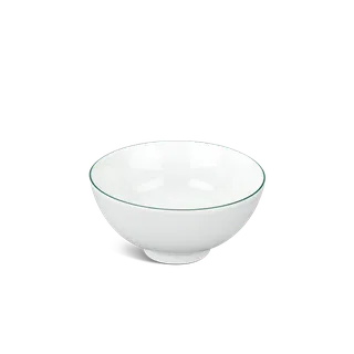 Chén cơm sứ Minh Long 11.5 cm - Jasmine - Chỉ Xanh Lá