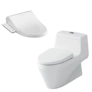 Bồn cầu 1 khối INAX AC-1035 nắp rửa điện tử CW-H18VN