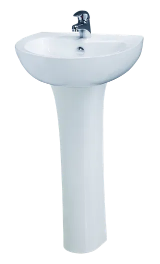 Lavabo chậu rửa mặt Caesar L2150S treo tường chân dài