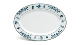 Dĩa oval sứ Minh Long - Jasmine - Tứ Quý