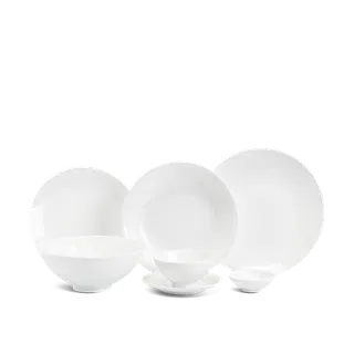 Bộ đồ ăn sứ Minh Long 10 người 36 sản phẩm - Daisy - Trắng