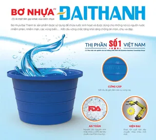 Bơ nhựa Đại Thành 500 lít
