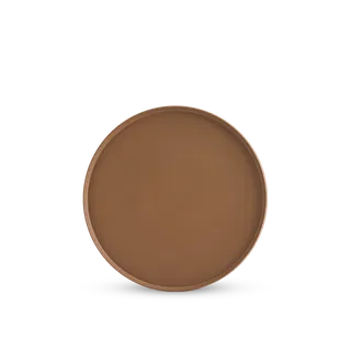 Dĩa tròn sứ Minh Long cạnh đứng 32 cm - Timeless - Màu Nâu