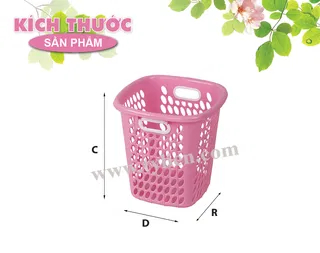 Sọt Cao Nhí (loại 2) nhựa Tý Liên No.1319