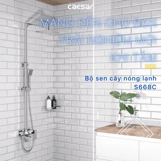 Cây sen tắm Caesar S668C nóng lạnh