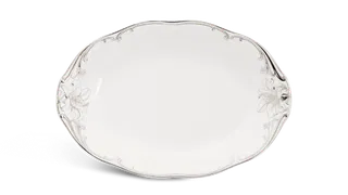 Dĩa oval sứ Minh Long 32 cm - Đài Các - Trang trí Bạch Kim