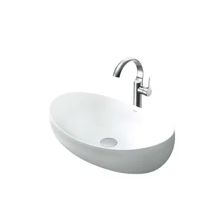 Lavabo rửa mặt TOTO PJS01WE#MW đá cẩm thạch nhân tạo cao cấp