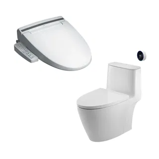 Bồn cầu 1 khối INAX ACT-902 xả cảm ứng nắp rửa CW-KB22AVN