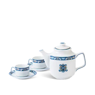 Bộ trà sứ Minh Long 1.1 L - Jasmine - Phước Lộc Thọ