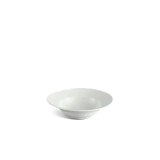 Dĩa vành sâu sứ Minh Long 16 cm - Jasmine Lys - Trắng Ngà