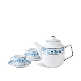 Bộ trà sứ Minh Long 1.1 L - Jasmine - Tứ Quý
