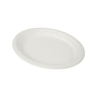 Đĩa oval bã mía INOCHI Mori 32cm (2-W-OP125) - 10 cái