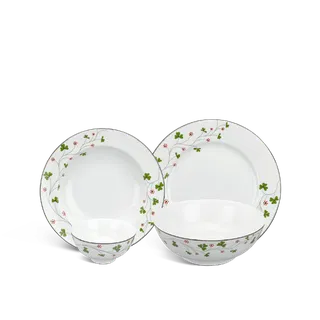 Bộ đồ ăn sứ Minh Long 9 sản phẩm - Jasmine - Hoa May Mắn
