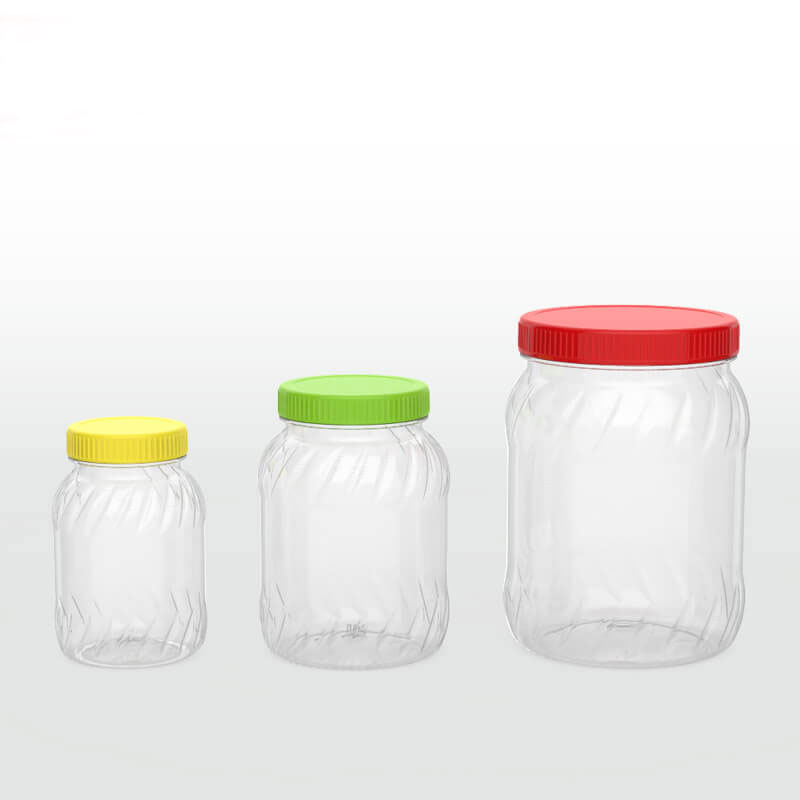 Hũ tròn khía nhựa Duy Tân 20 - 180ml