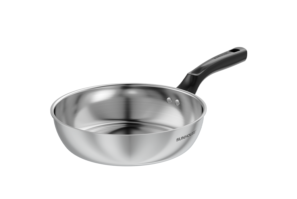 Chảo Inox nguyên khối Sunhouse Healthy IN26M19