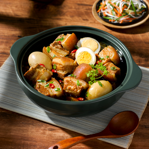 Nồi dưỡng sinh sứ Minh Long Healthycook Vesta (Nồi tròn cao) 2.0 L + nắp (CK) (bếp từ)