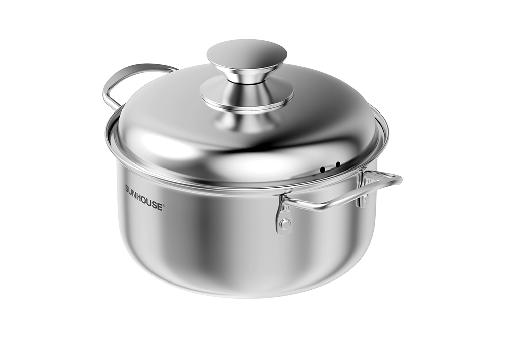 Bộ nồi inox 1 đáy Sunhouse SH224