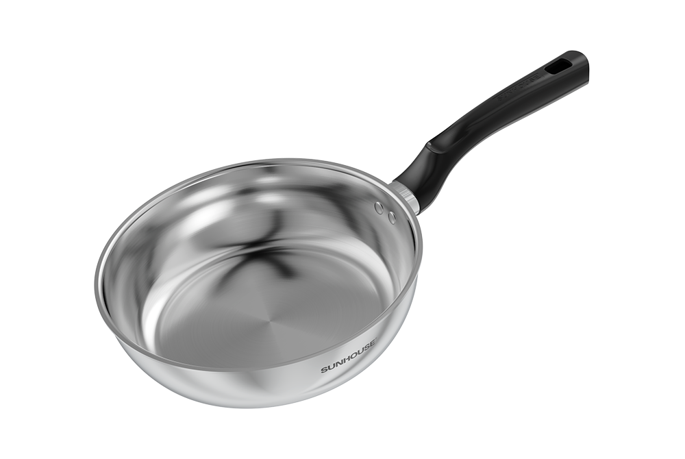 Chảo Inox nguyên khối Sunhouse Healthy IN20M19