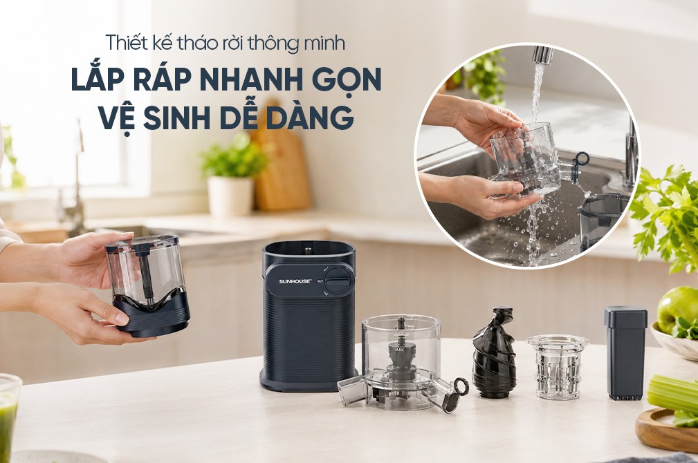 Máy ép chậm Sunhouse SHD5519