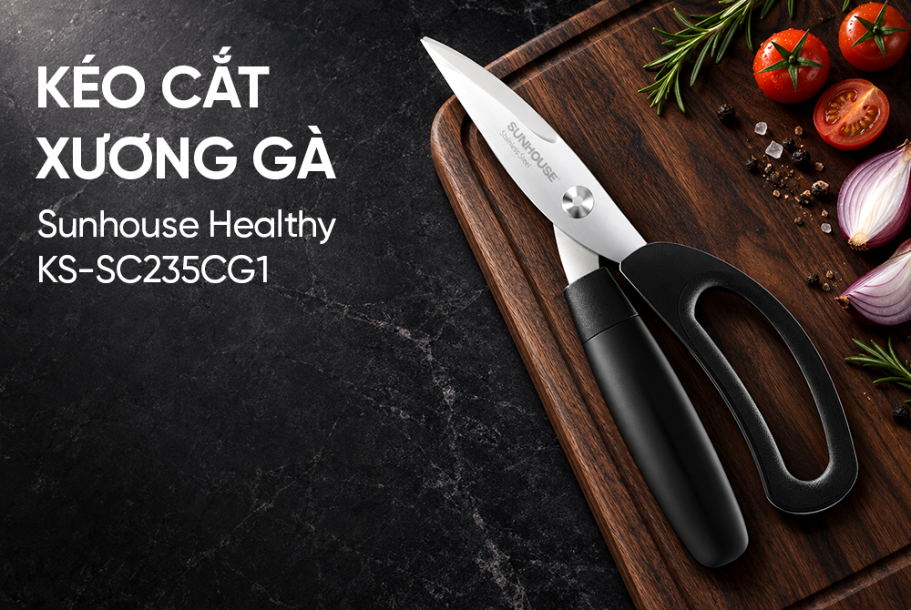 Kéo cắt xương gà Sunhouse Healthy KS-SC235CG1