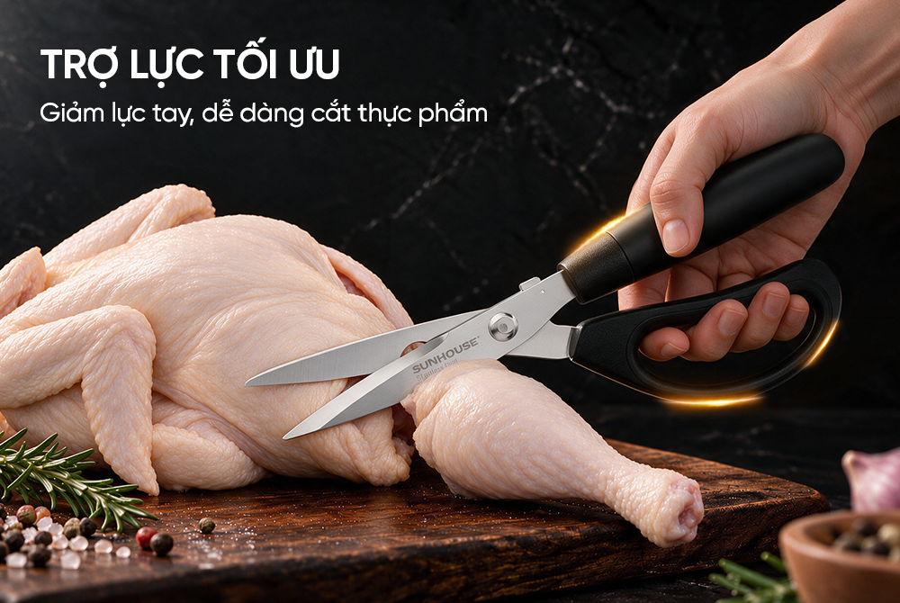 Kéo cắt xương gà Sunhouse Healthy KS-SC235CG1