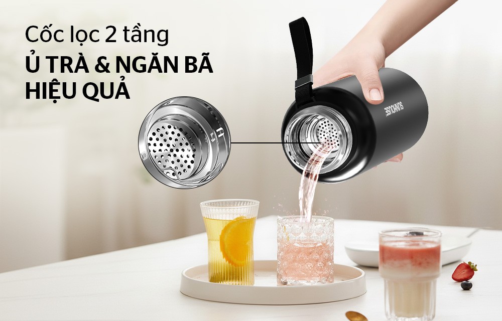 Bình giữ nhiệt Hunter 1500ml Sunhouse KS-TU1500HB