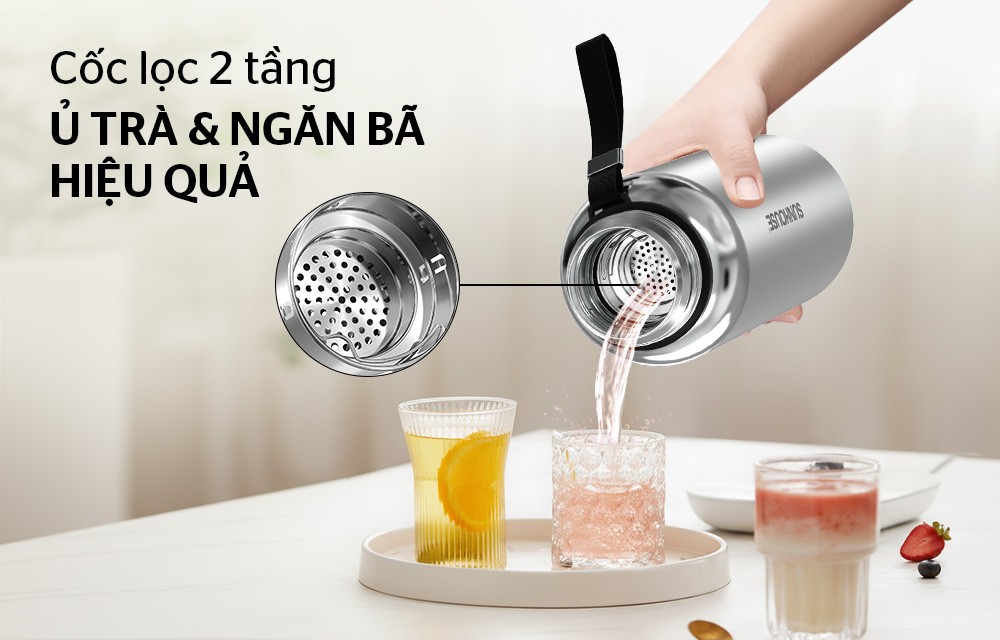 Bình giữ nhiệt Hunter 1500 ml Sunhouse KS-TU1500HI