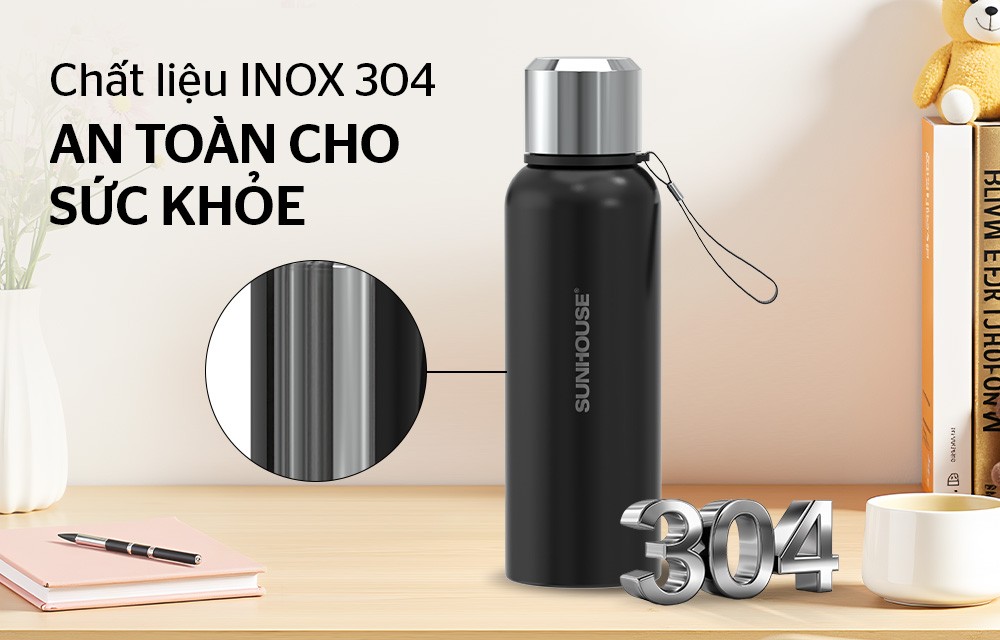 Bình giữ nhiệt Hunter 1500ml Sunhouse KS-TU1500HB