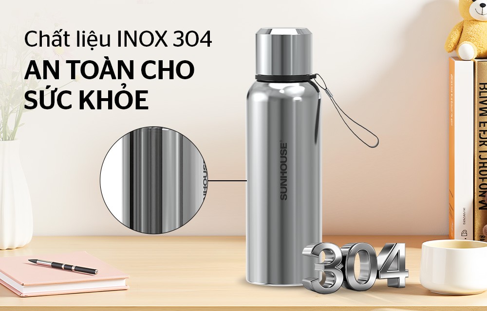 Bình giữ nhiệt Hunter 1500 ml Sunhouse KS-TU1500HI