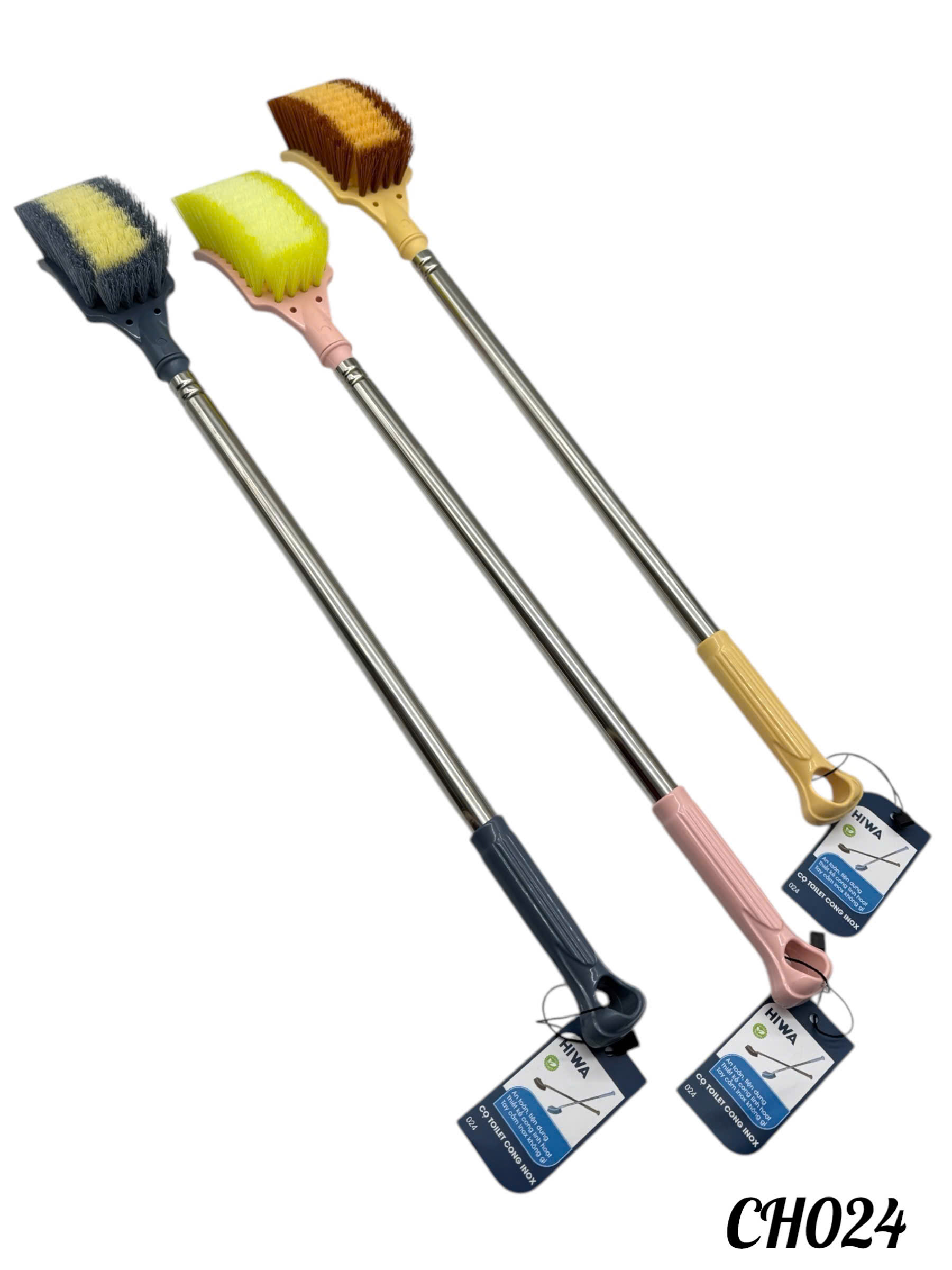 Chà cầu cong inox nhựa Châu Hưng 024