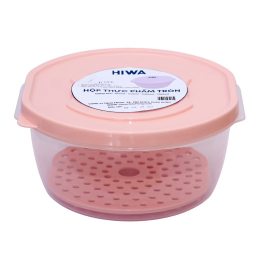 Hộp thực phẩm tròn nhựa Châu Hưng 300ml 040