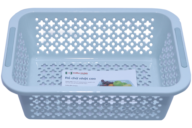 Rổ CN cao 1 nhựa Châu Hưng 001
