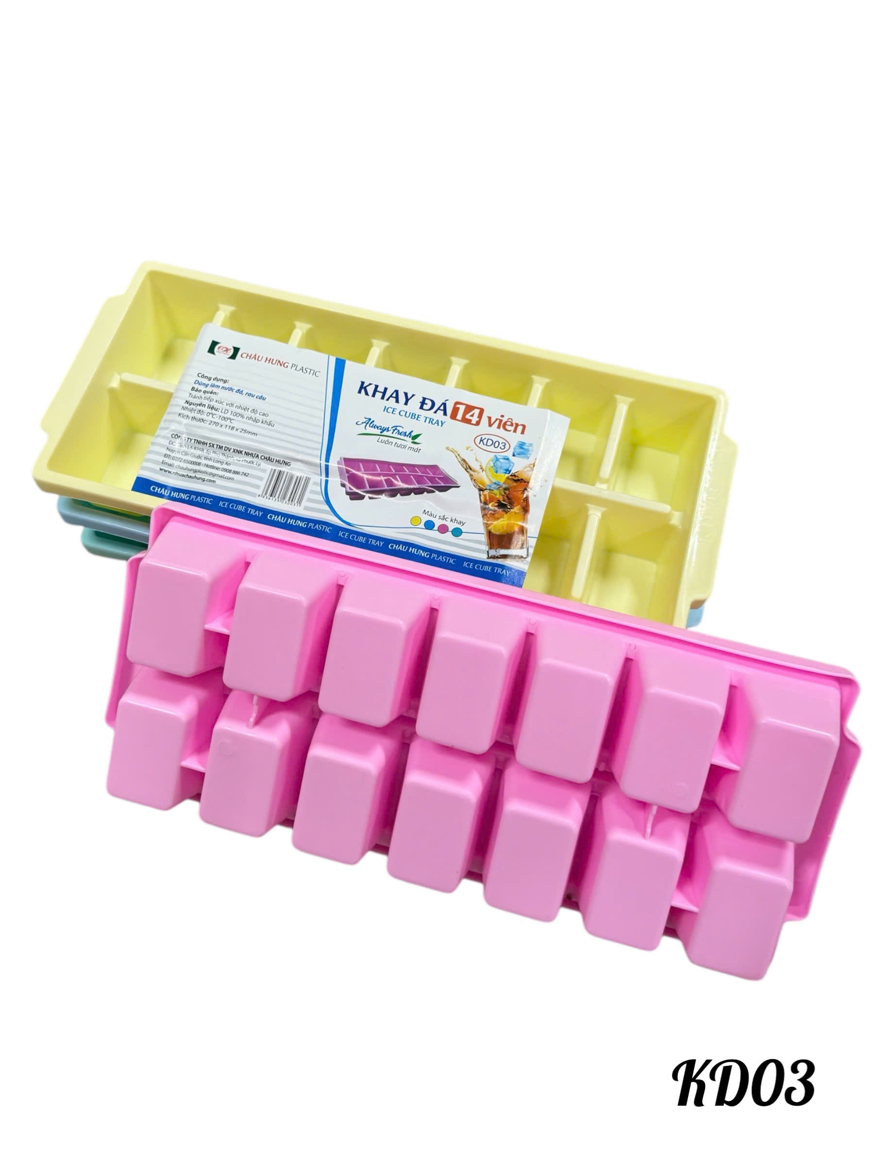 Vỉ đá nhựa Châu Hưng 14 viên