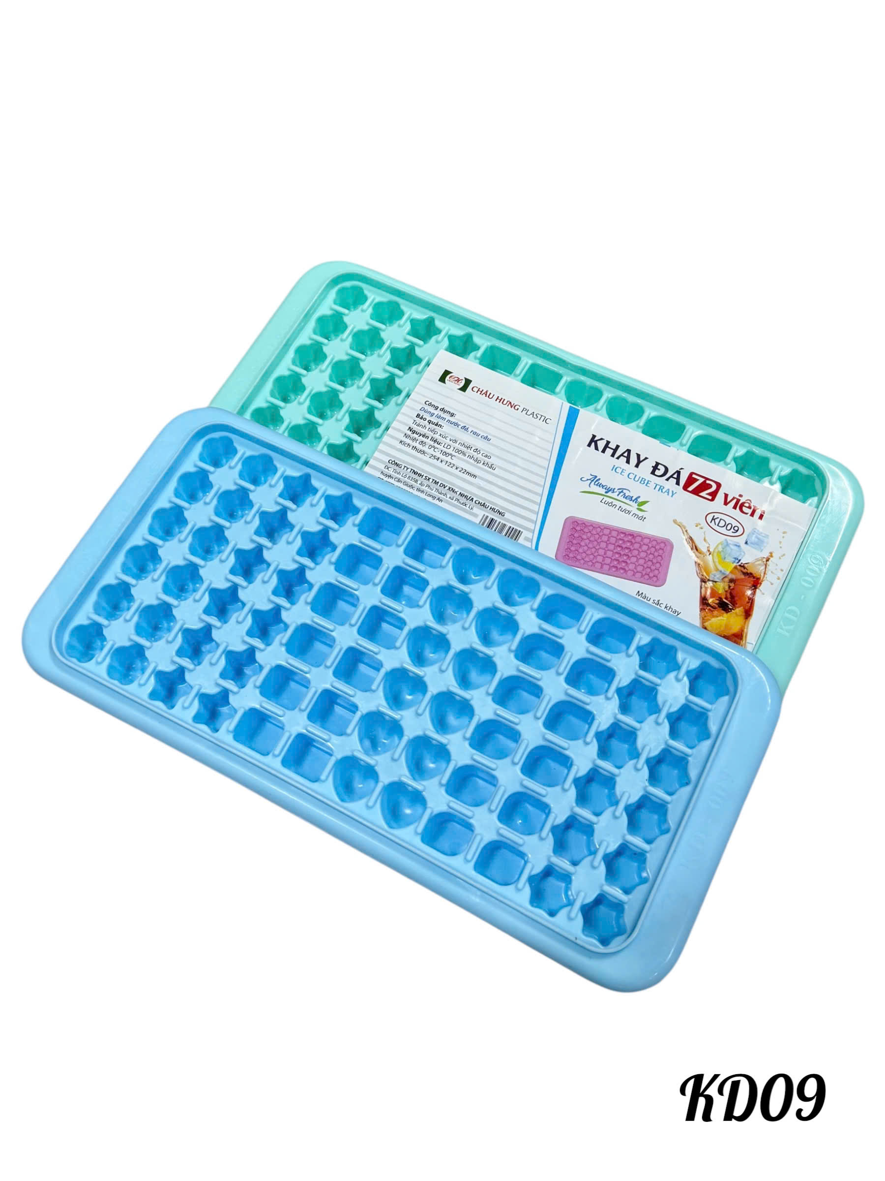Vỉ đá nhựa Châu Hưng 72 viên
