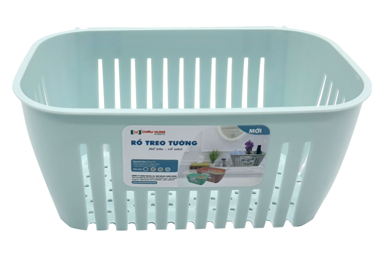 Rổ treo tường lớn nhựa Châu Hưng RT002
