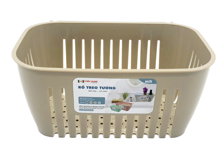 Rổ treo tường lớn nhựa Châu Hưng RT002