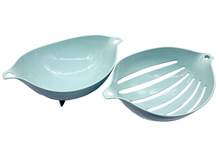 Thau rổ sọc nhựa Châu Hưng 01