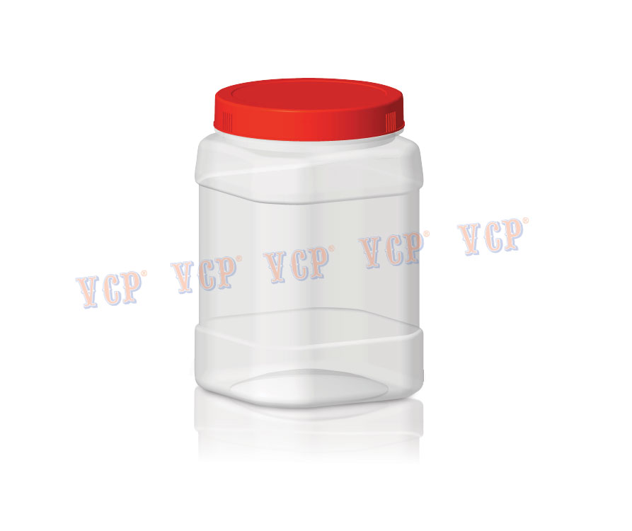 Hũ Vuông 130 nhựa Tý Liên No.V06