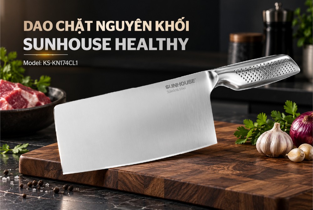 Dao chặt nguyên khối Sunhouse Healthy KS-KN174CL1
