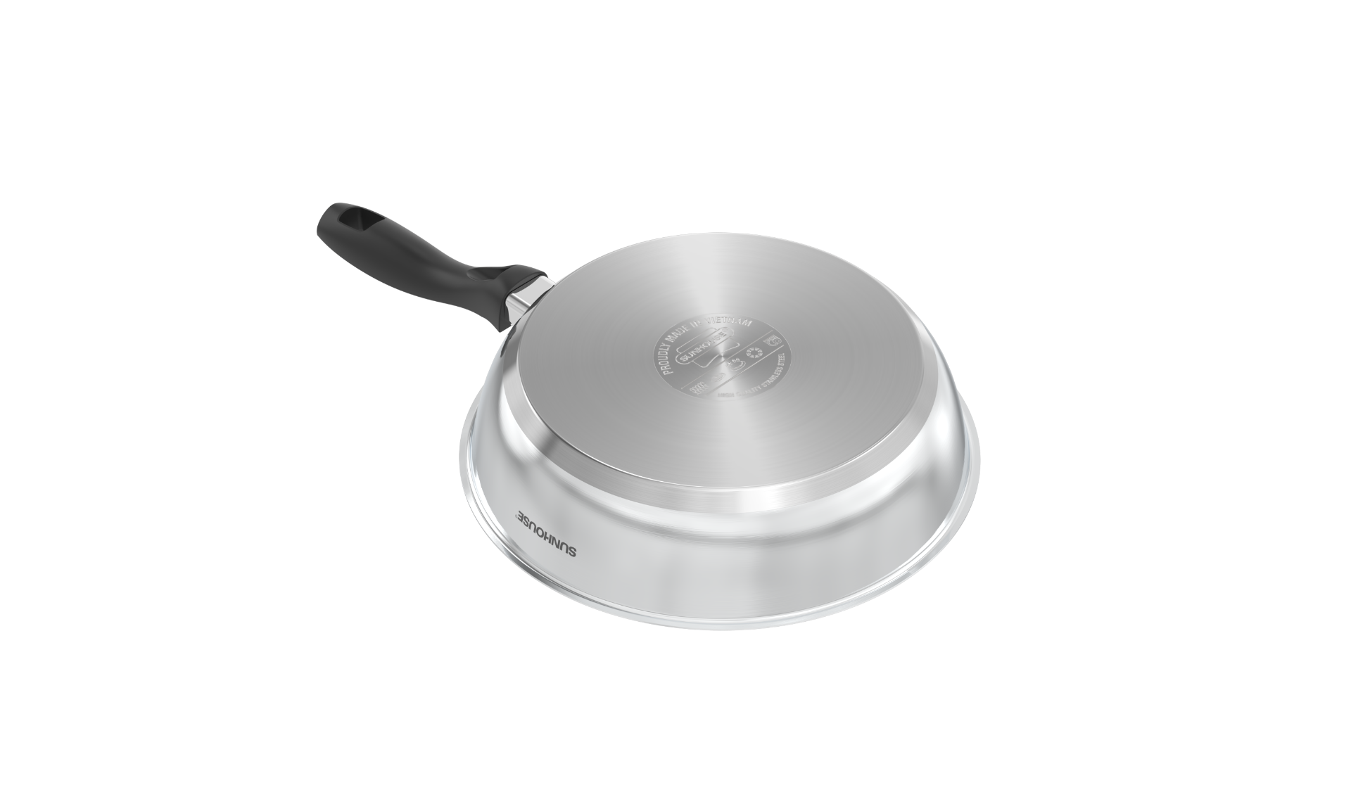 Chảo inox Impact Sunhouse ECO IN24M3