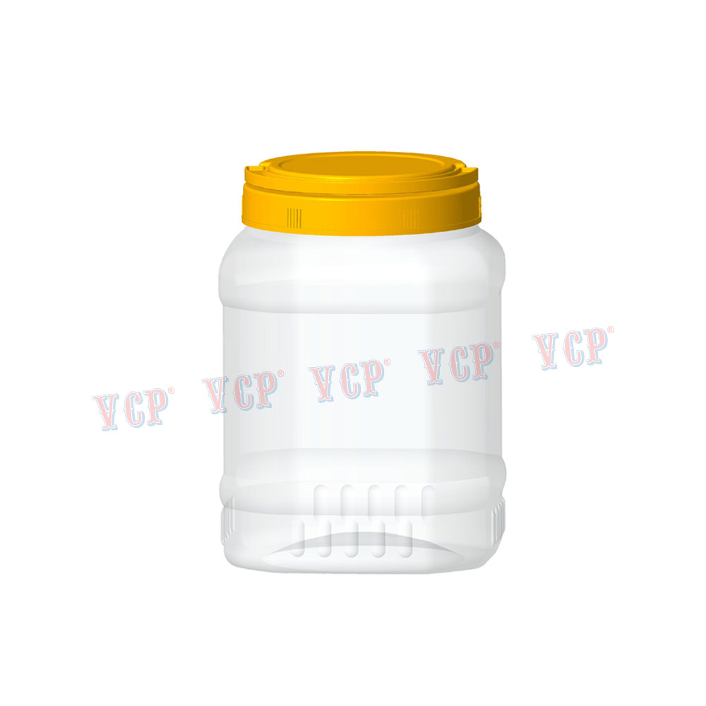 Hũ Bát Giác 3,3K Nắp Quai nhựa Tý Liên No.B03