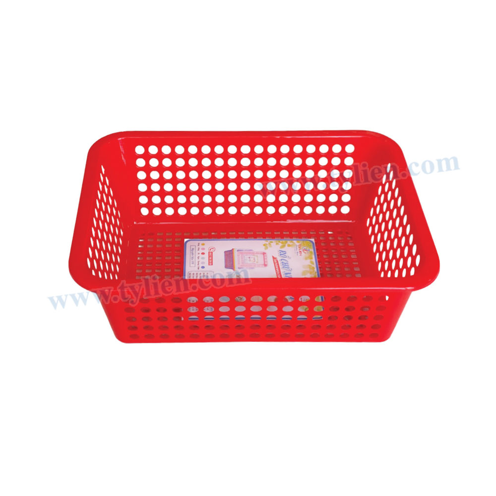 Rổ Chữ Nhật Top 3T6 nhựa Tý Liên No.0936