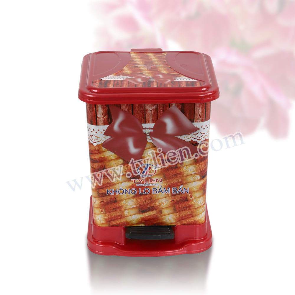 Thùng Rác Vuông Nhỏ nhựa Tý Liên No.1312