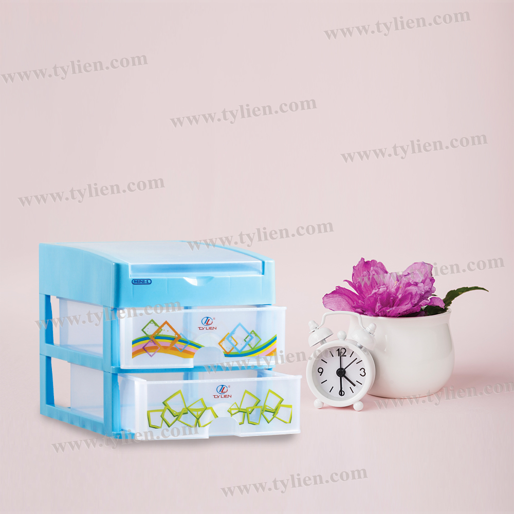 Tủ Nhựa Mini L Trắng Trong 3 Ngăn nhựa Tý Liên No.0725