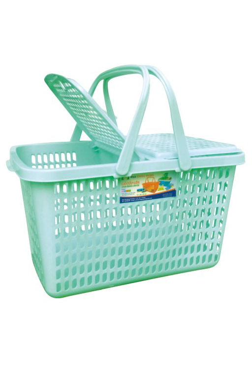 Giỏ nắp lớn nhựa Châu Hưng