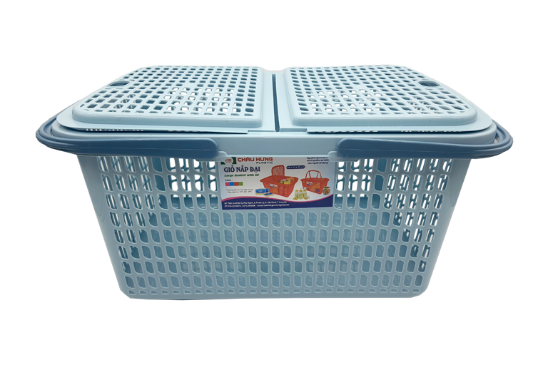 Giỏ nắp đại nhựa Châu Hưng