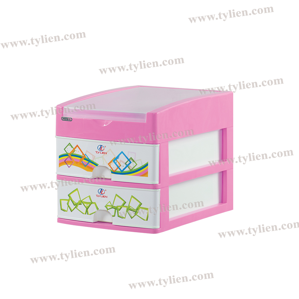 Tủ Nhựa Mini L Trắng Sữa 3 Ngăn nhựa Tý Liên No.0725
