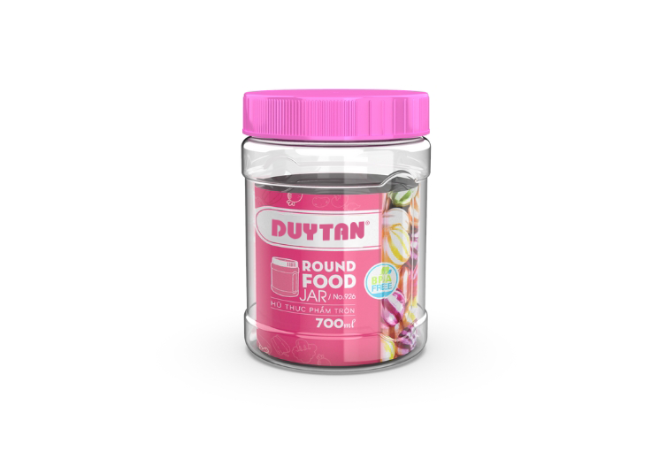 Hũ Thực Phẩm nhựa Duy Tân Matsu Tròn 700ml